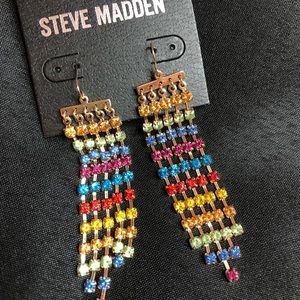 Steve Madden colorful earrings